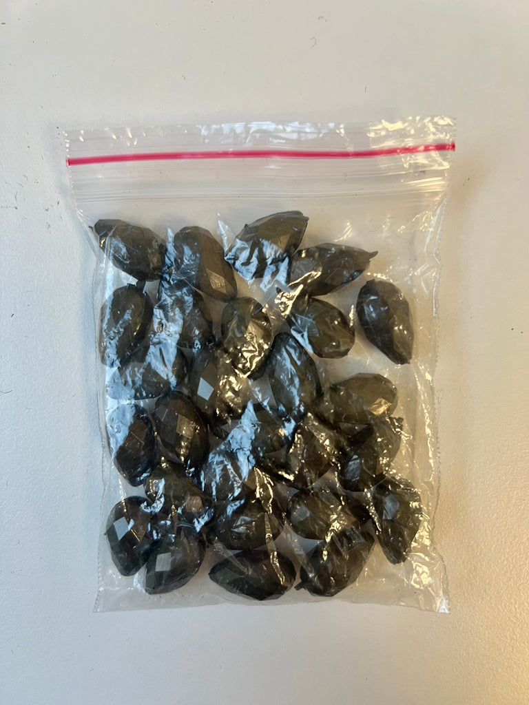 Dark green Drop Beads 28g