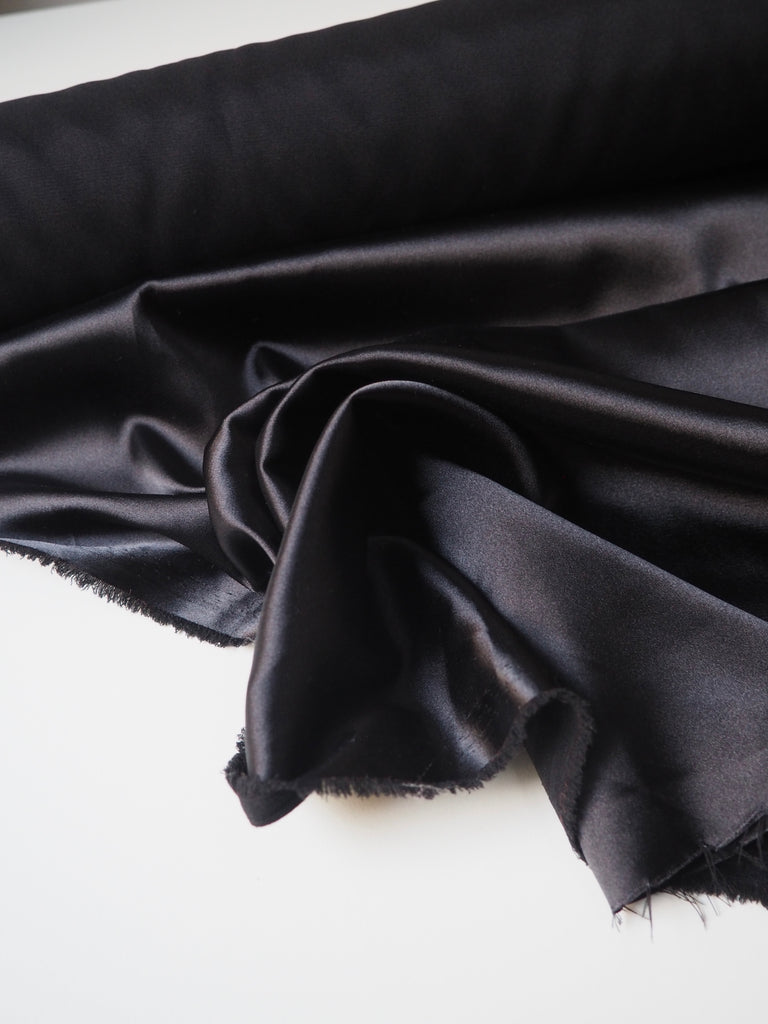 Black Satin Lining