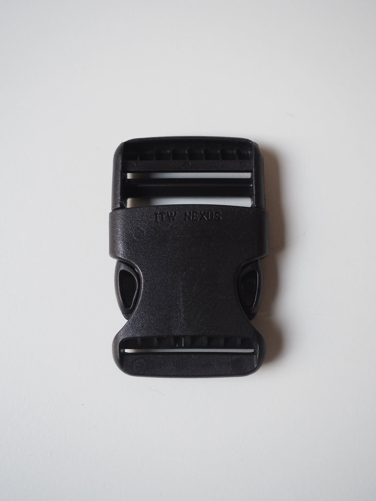 Black Rounded Side Release Buckle 40mm