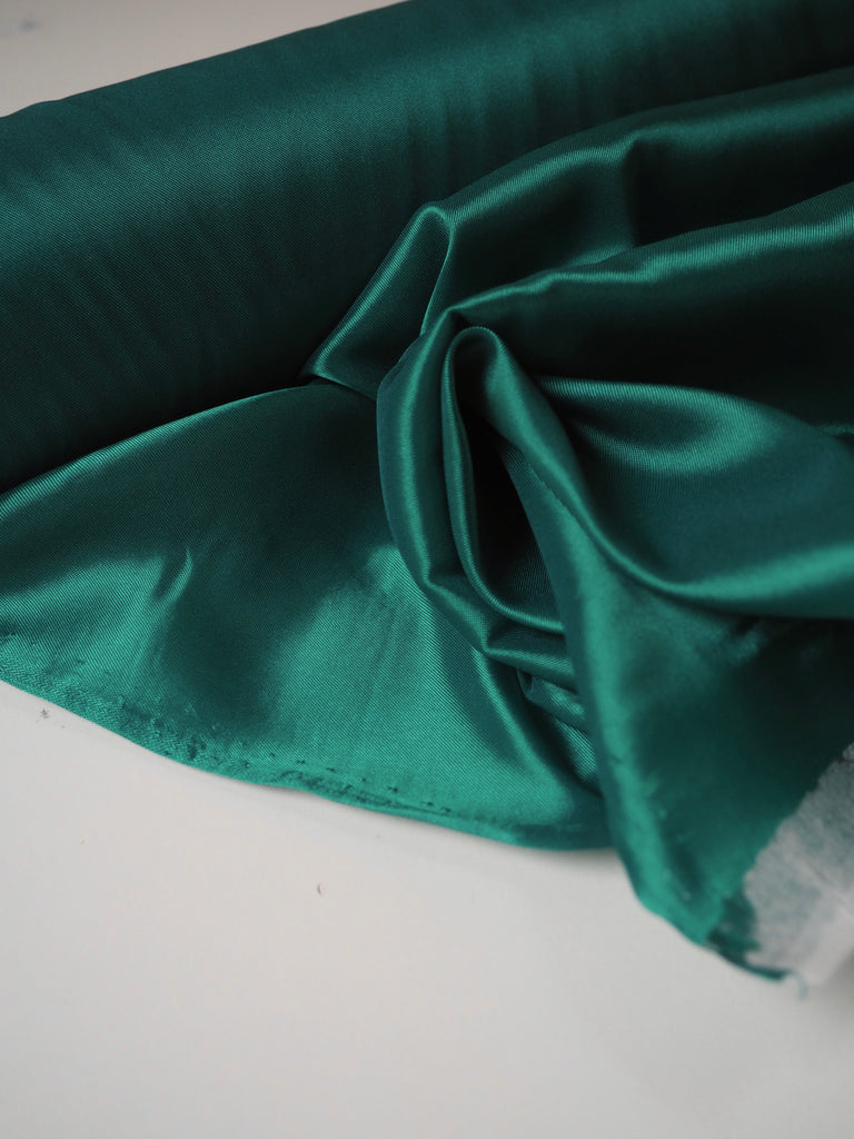 Peacock Stretch Acetate Satin Twill Lining