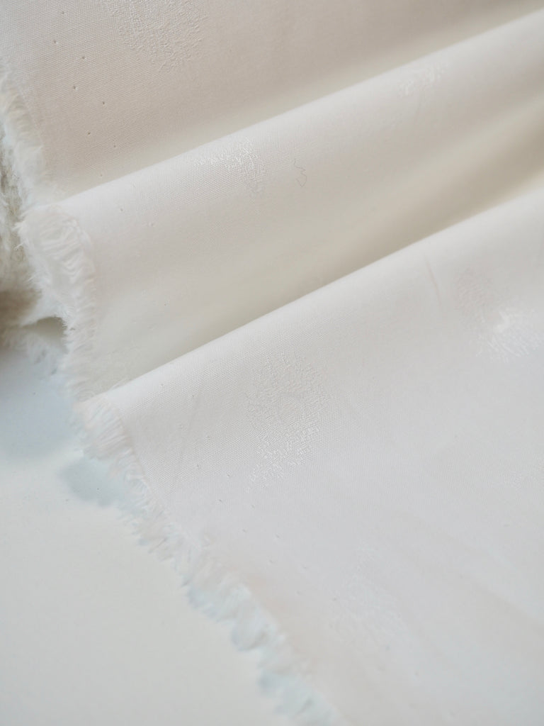 Liberty White Athena Cotton Jacquard