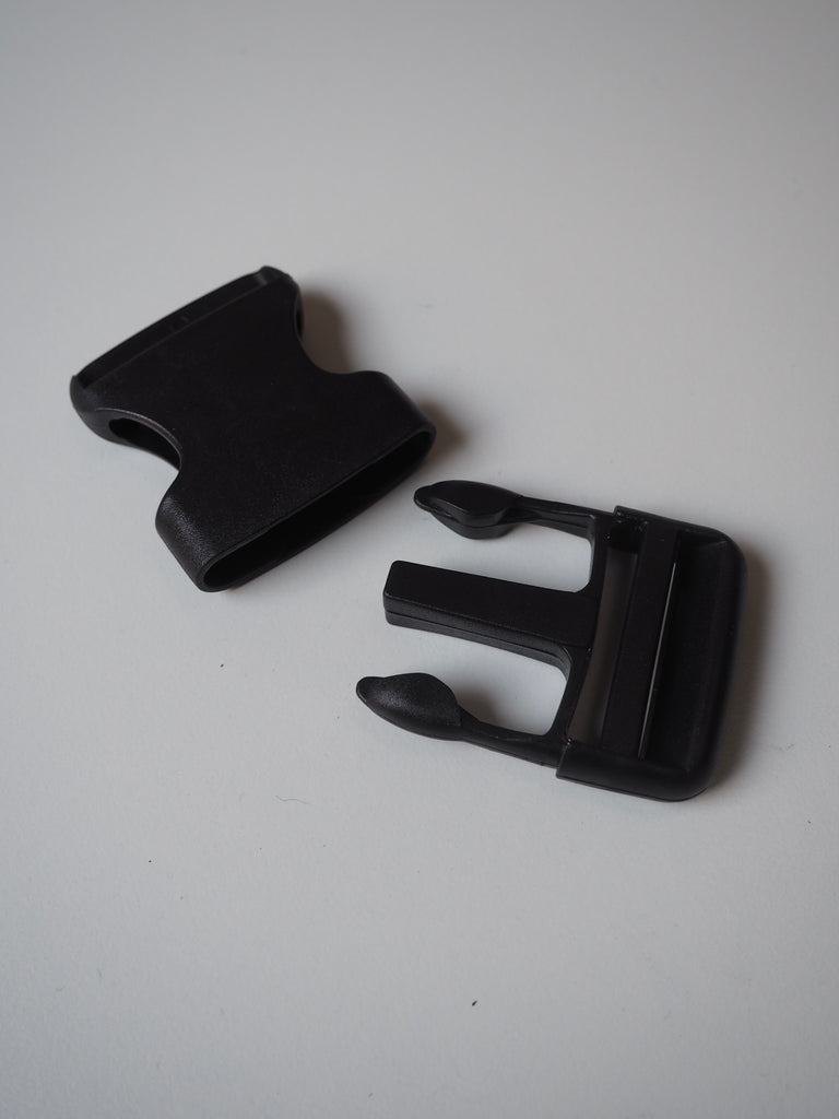 Black Rounded Side Release Buckle 40mm