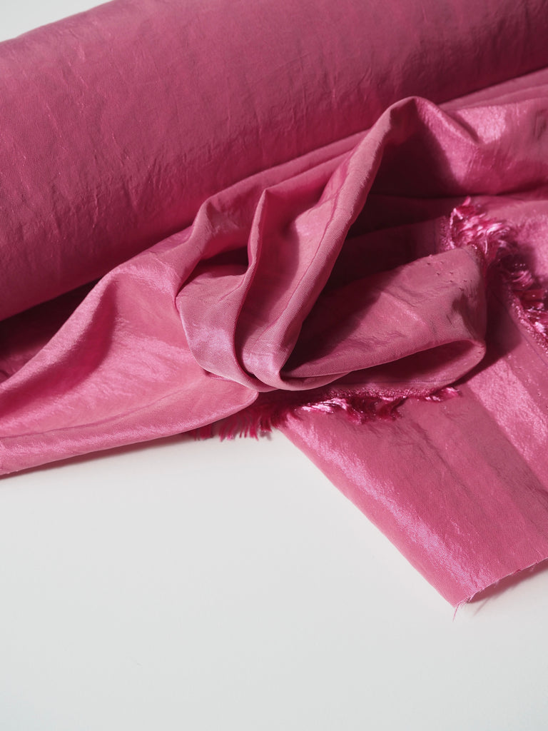 Pink Crushed Nylon