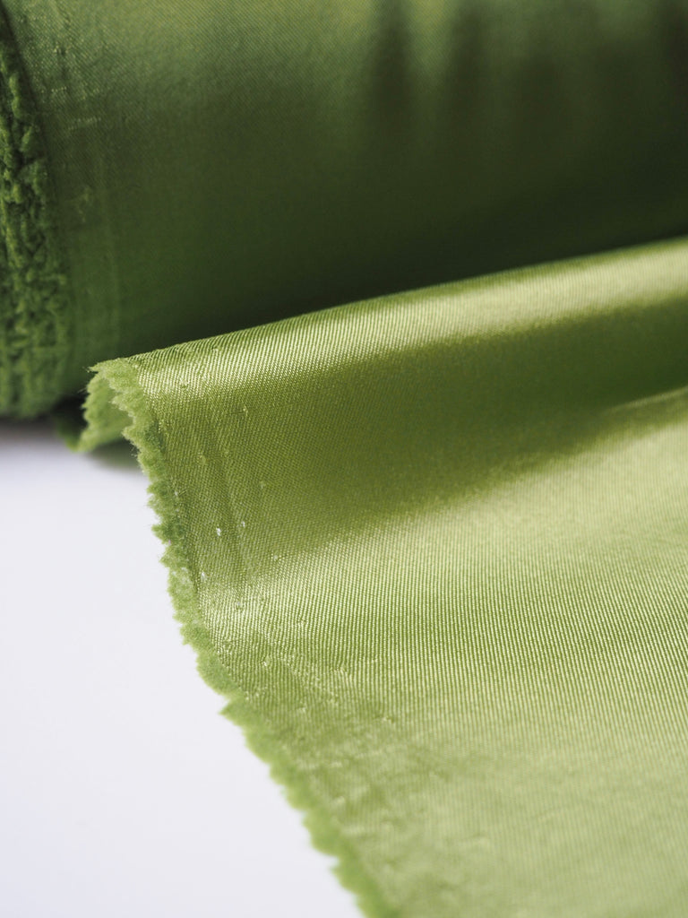 Avocado Viscose Satin Twill Lining