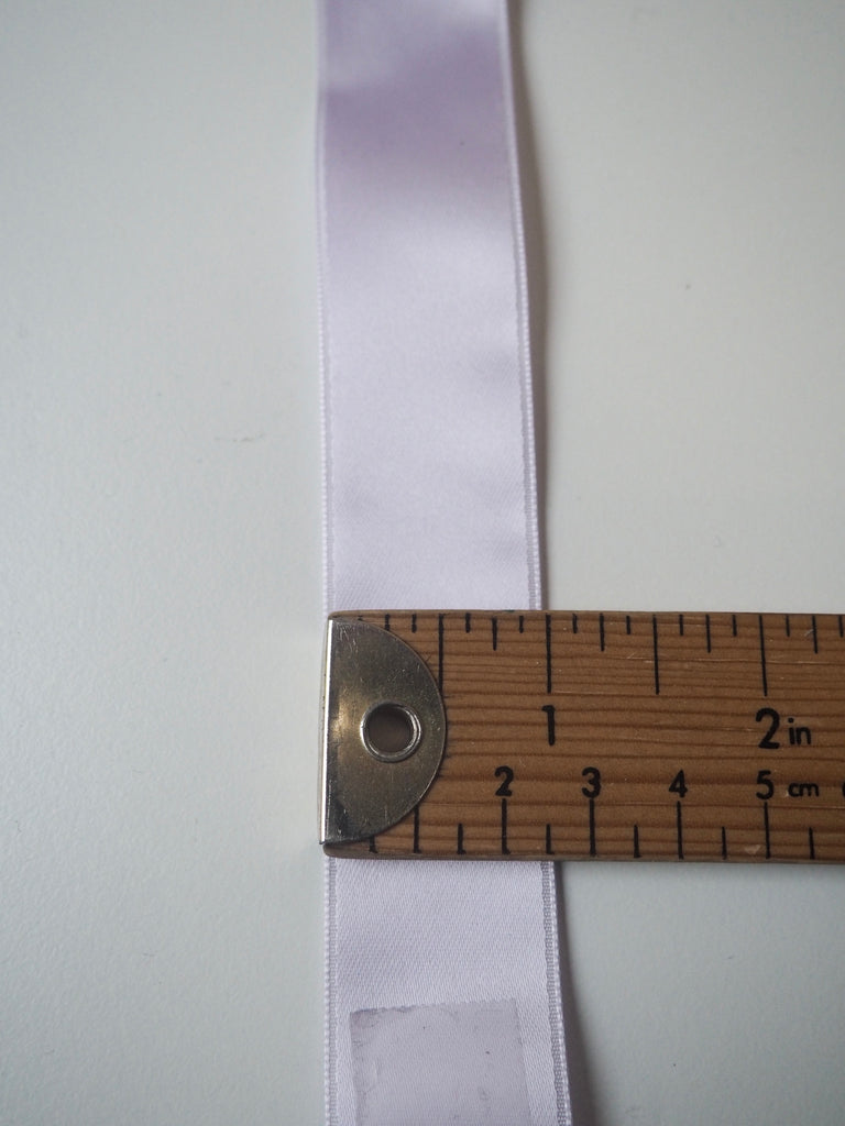 Lilac Double Faced Satin Ribbon 25mm