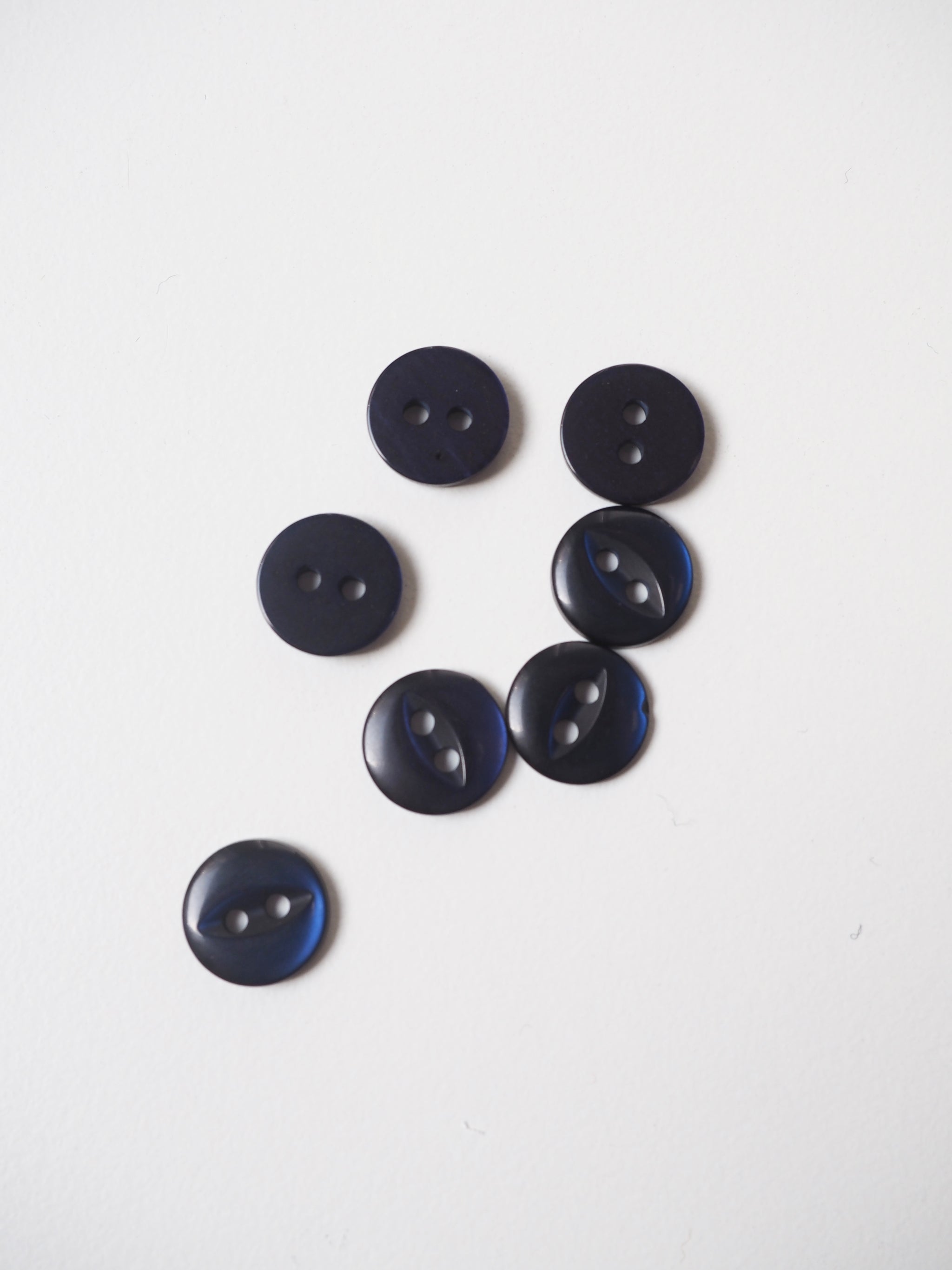 Deep Blue Buttons 11mm The New Craft House