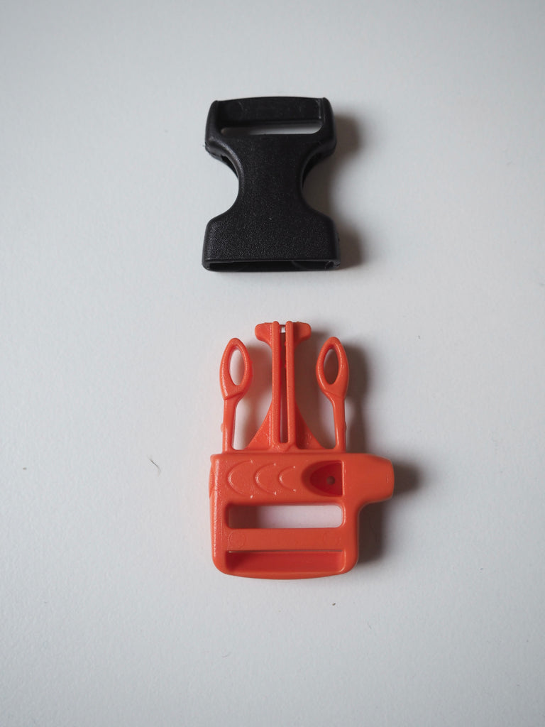 Orange + Black Side Release Buckle 20mm