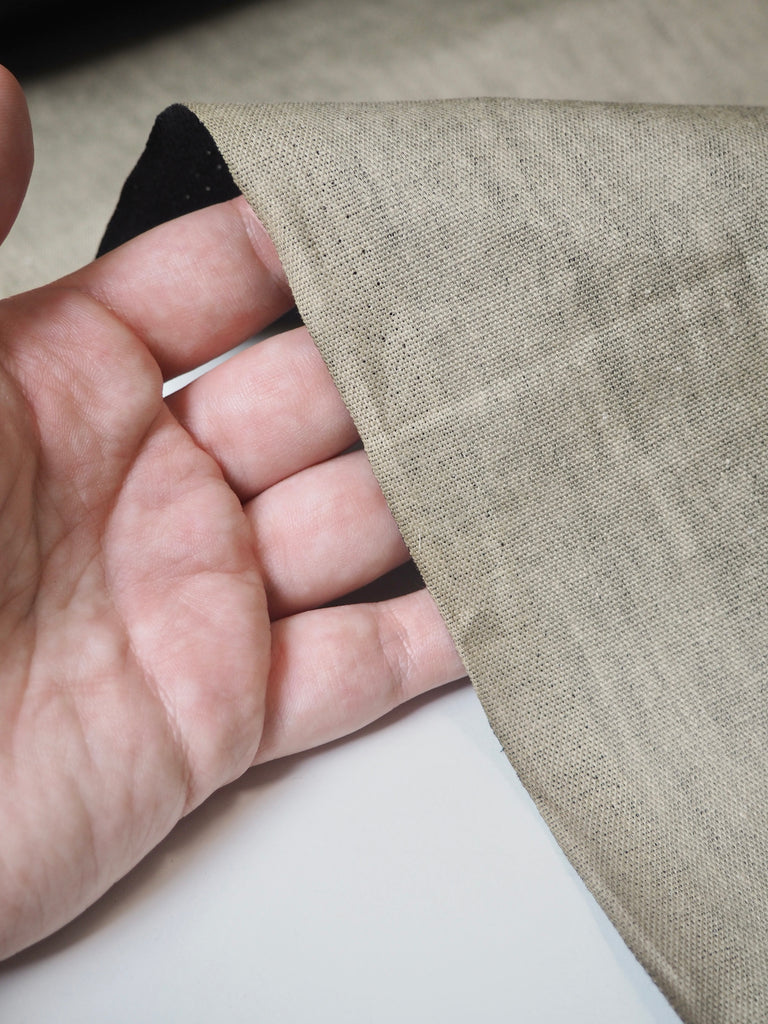 Black + Beige Reversible Cotton