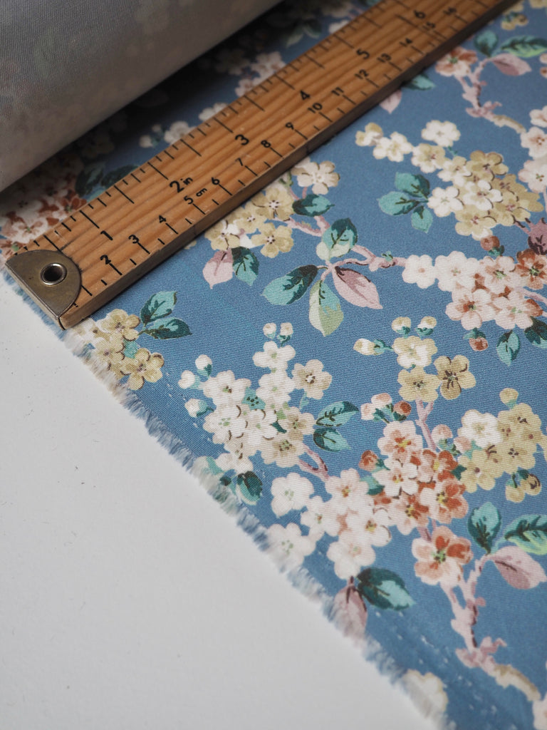 Liberty Blue Blossom Cotton Twill