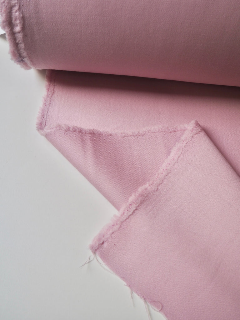 Blossom Pink Double Wool Crepe