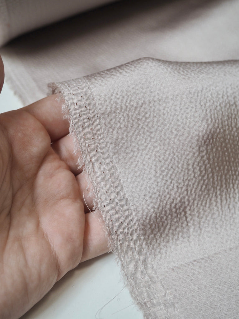 Clay Hammered Silk Satin