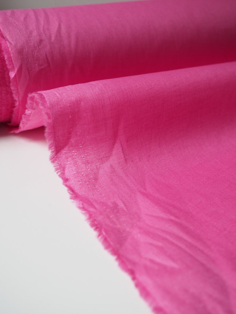 Pink Sateen Cotton Lawn