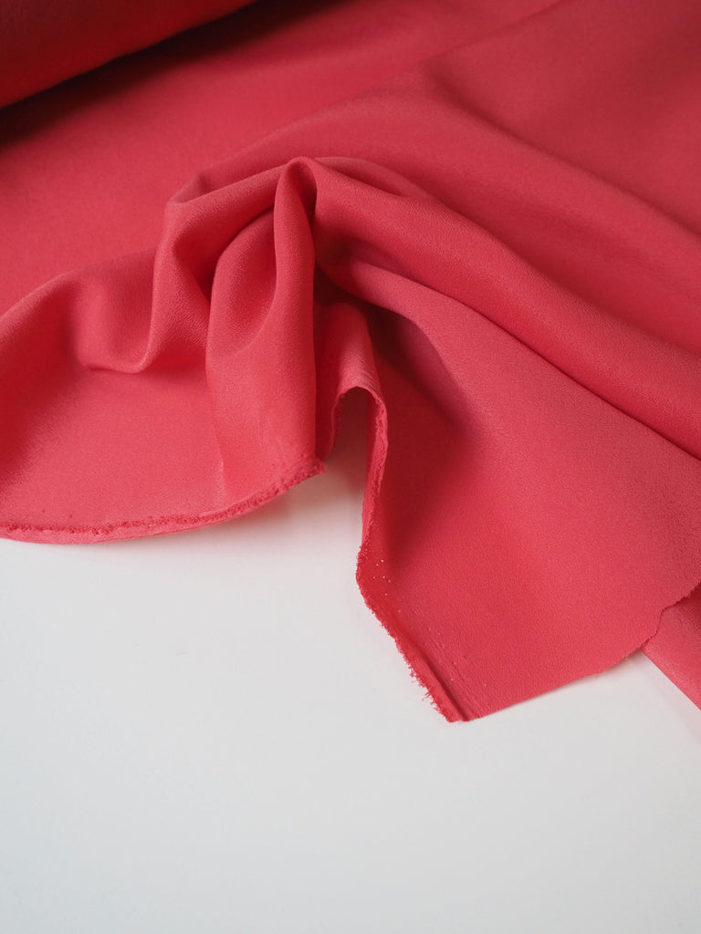 Coral Crepe de Chine