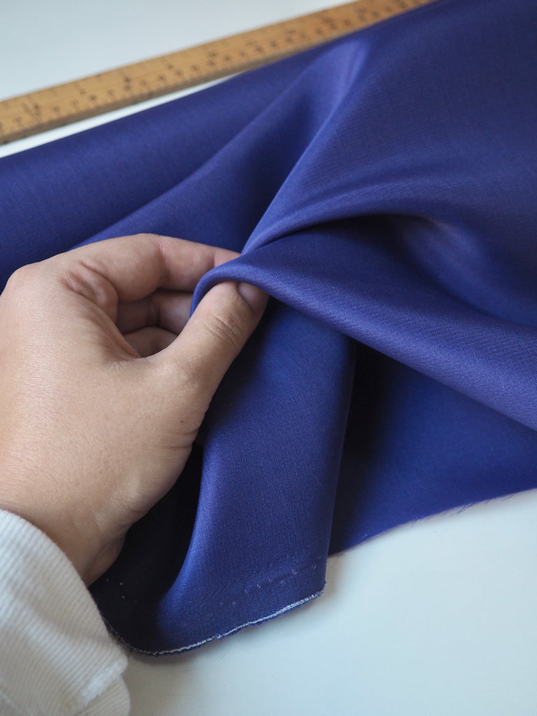 Purple Heavy Silk Organza