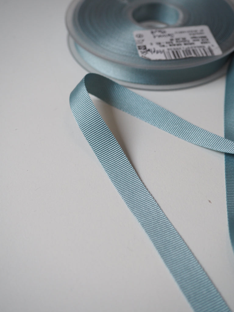 Shiny Blue Grosgrain Ribbon 10mm