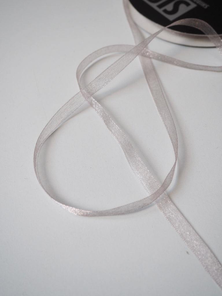 Shindo Mauve Organdy Ribbon 6mm