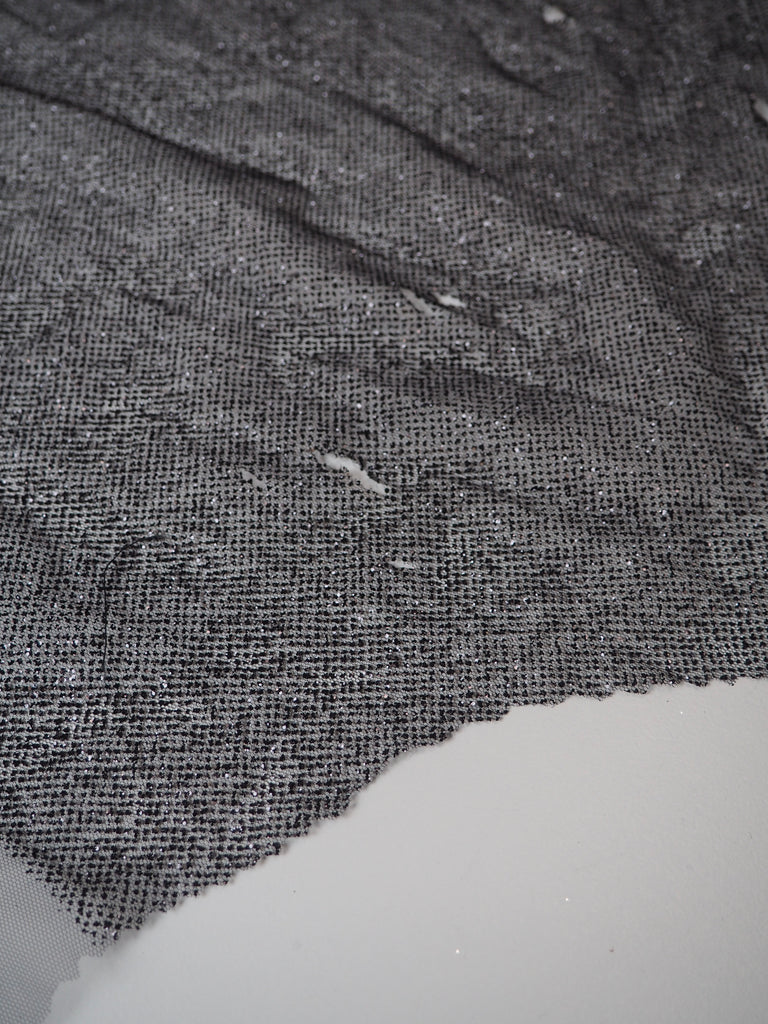 Black Stardust Glitter Tulle