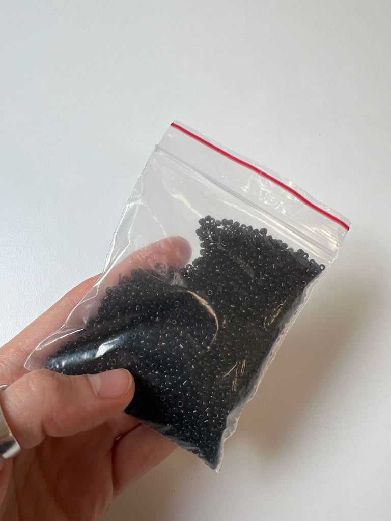 Black Seed Beads 55g