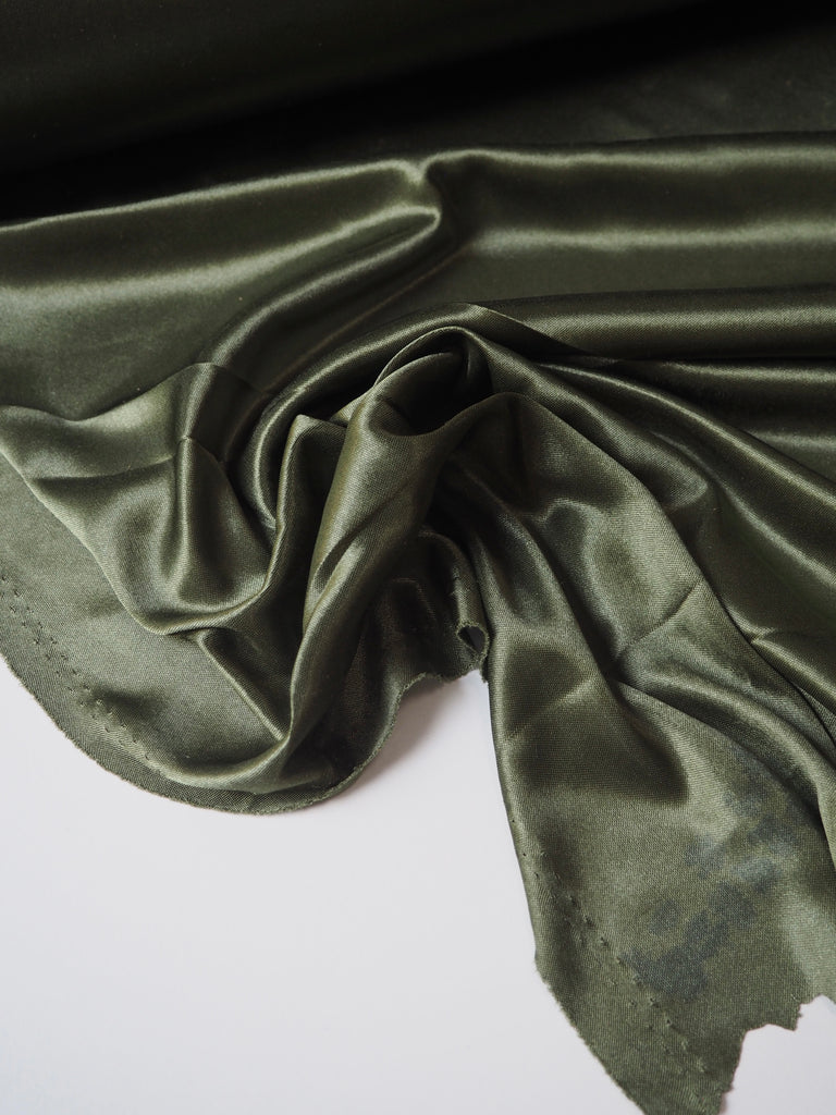 Sage Satin Jersey