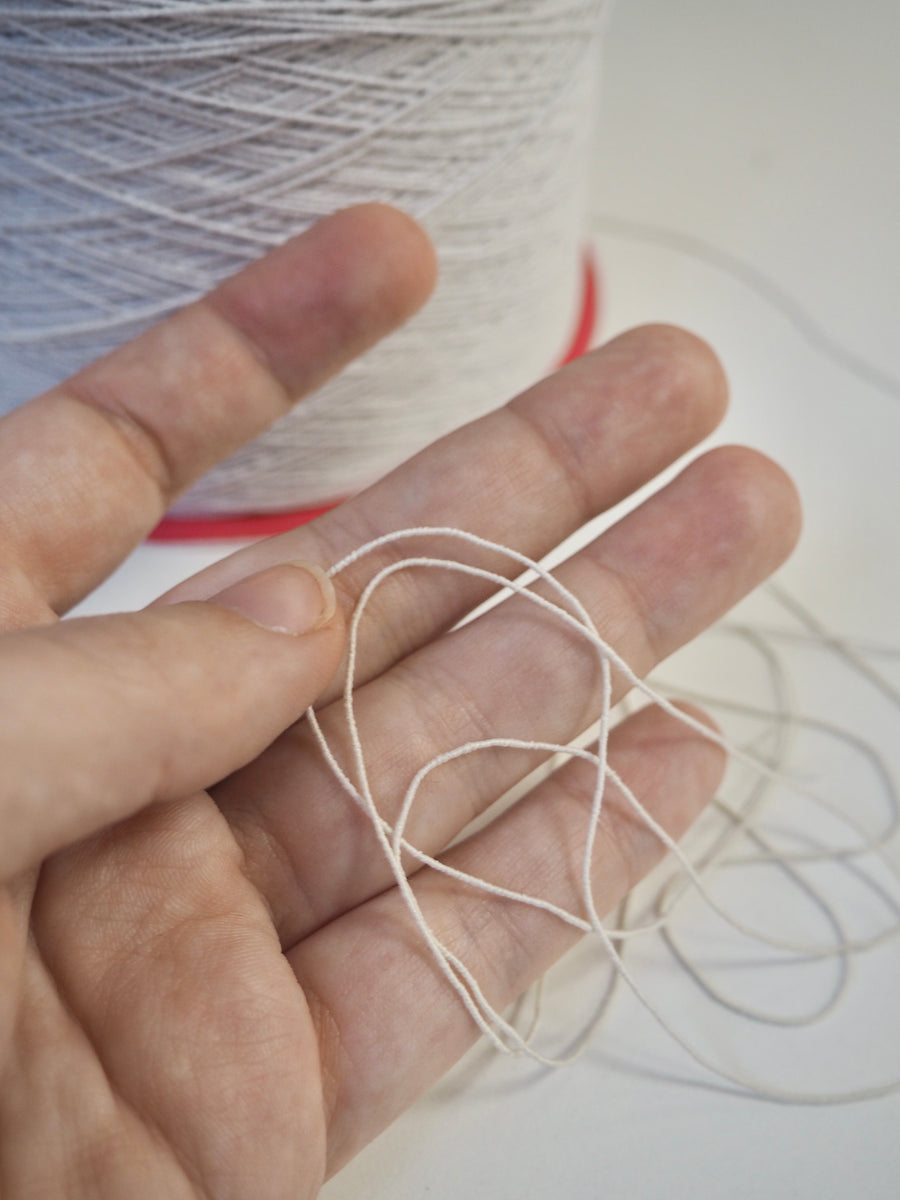White Elastic Thread – The New Craft House