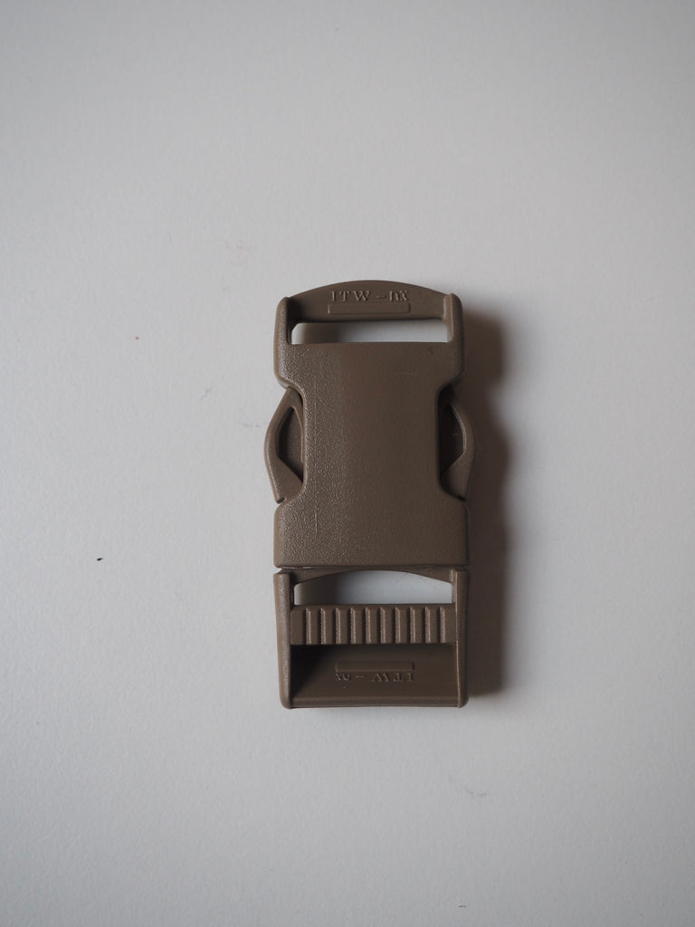 Khaki Green Squared Side Release Buckle 30mm