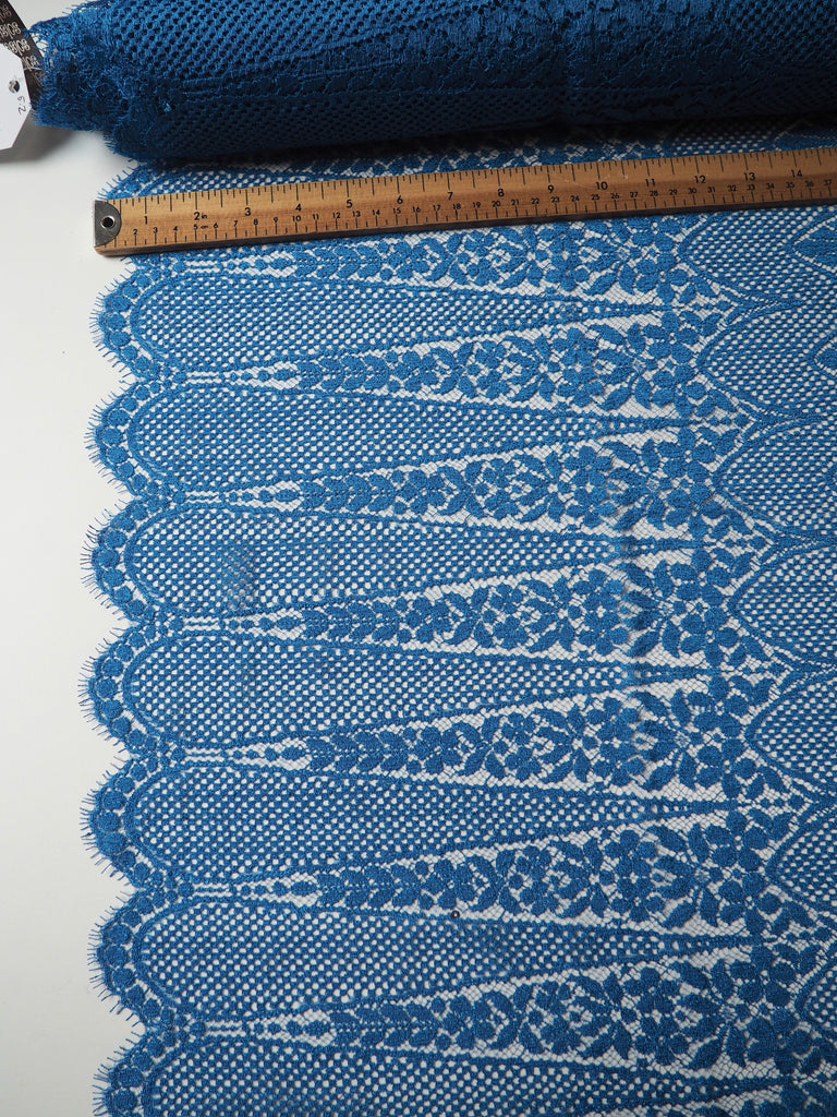 Sapphire Raindrop Scallop Lace