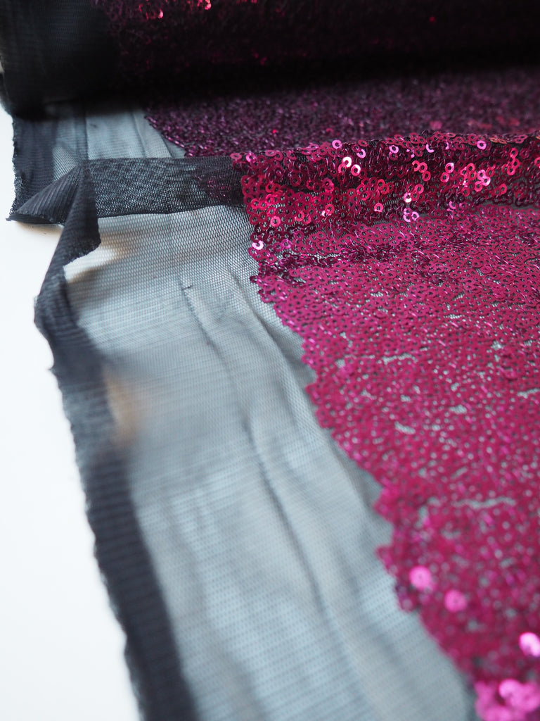 Pink Sequin Tulle