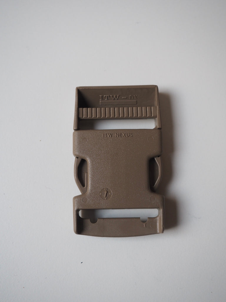 Khaki Green Squared Side Release Buckle 40mm