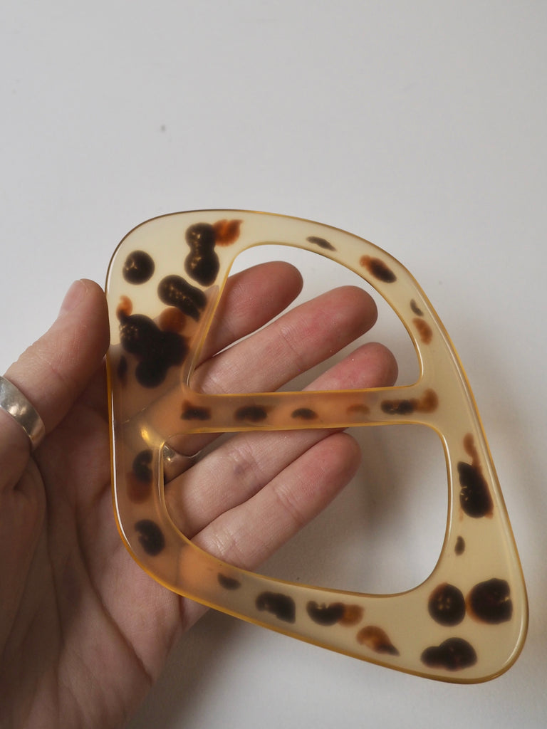 Organic Pattern Yellow + Brown Slider 5cm