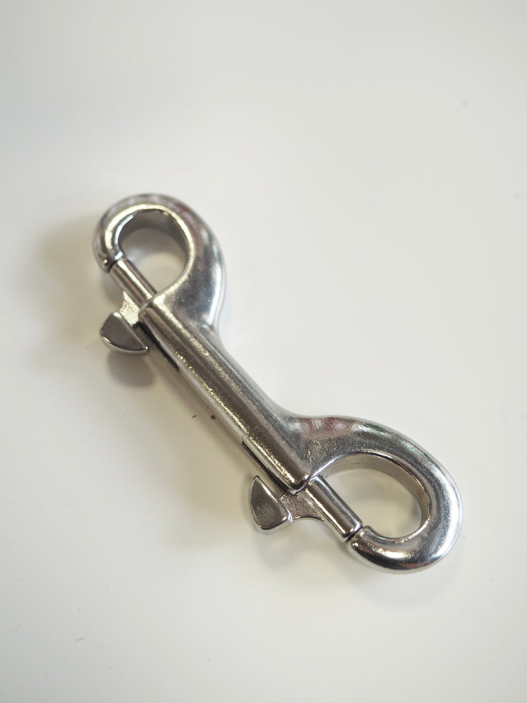 Silver Double Spring Hook 9cm