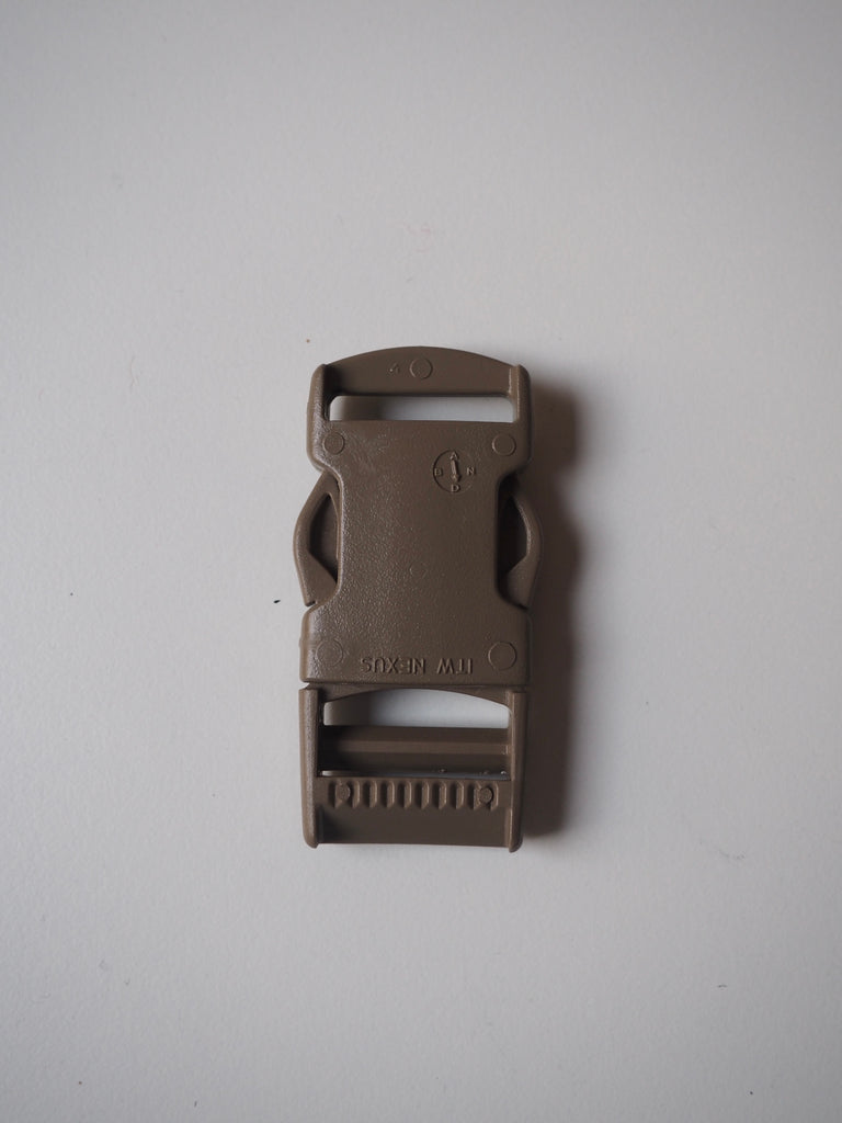 Khaki Green Squared Side Release Buckle 30mm