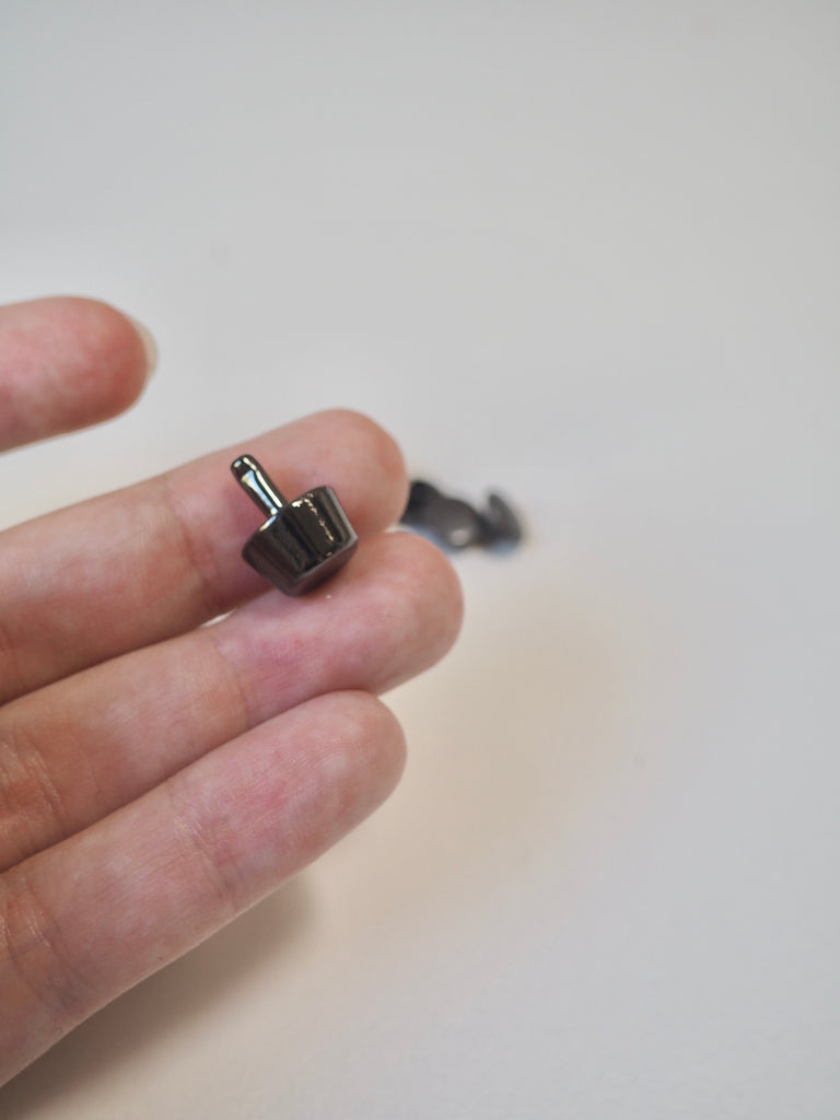 Gunmetal Chunky Studs 12mm