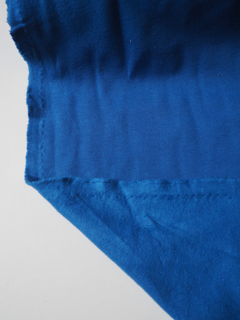 Sapphire Cotton Fleece Backed Jersey