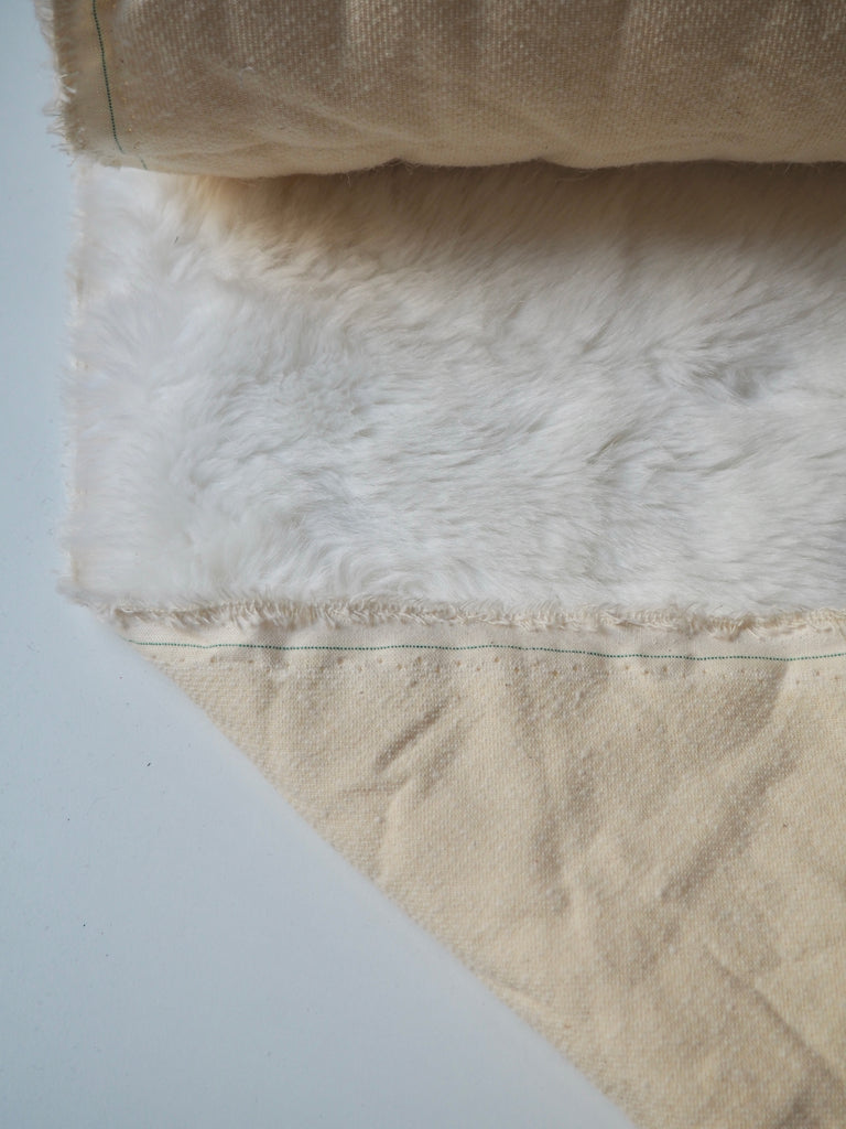 Steiff White Faux Faur