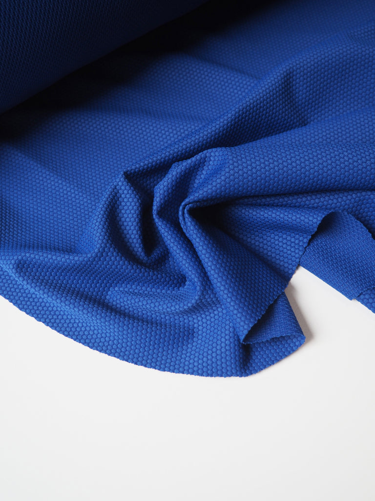 Cobalt Textured Swim Performance Jersey