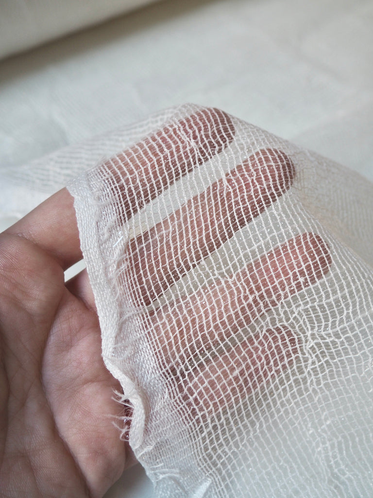 Persephone Iridescent Openweave Lace