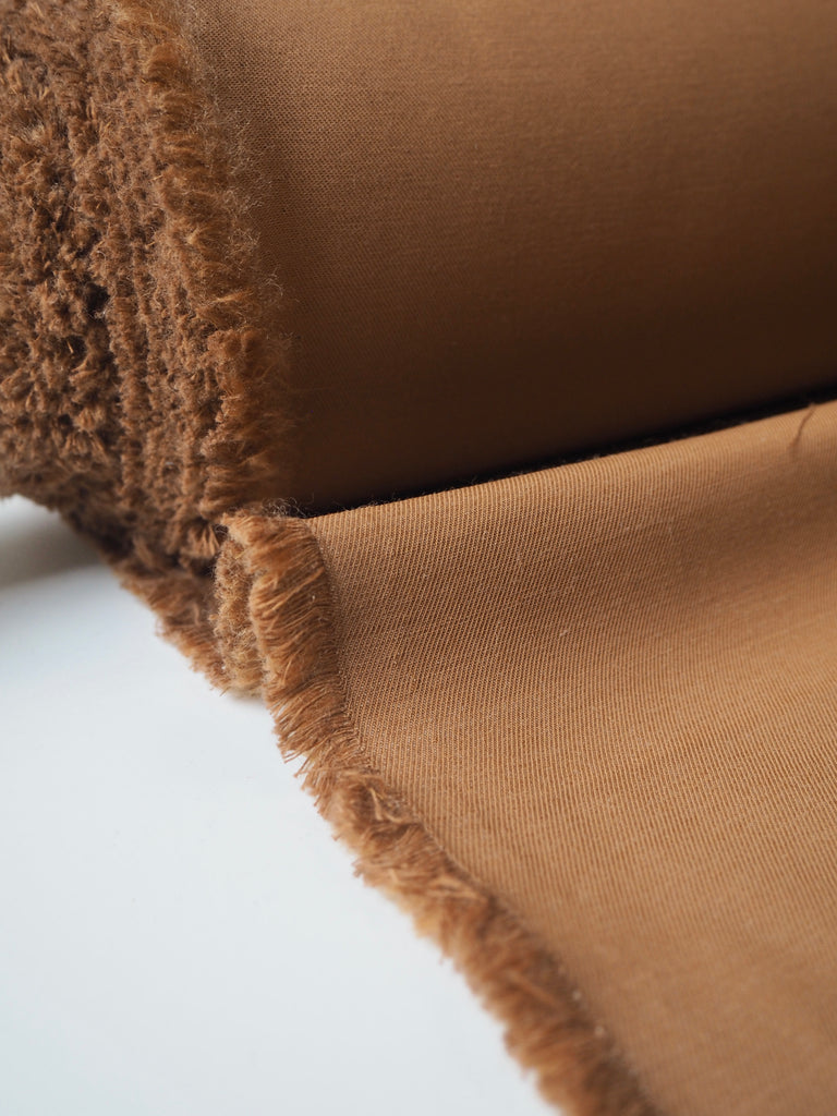 Caramel Double Wool Twill