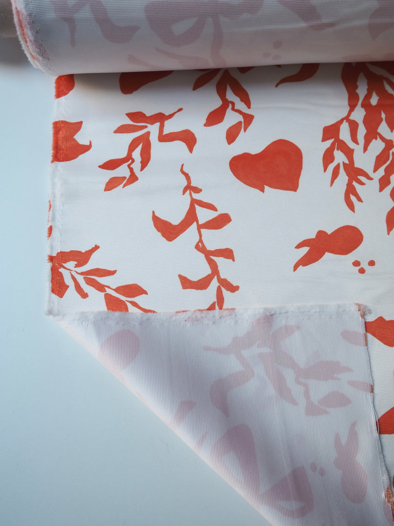 Burnt Orange Carnation Stretch Lace – The New Craft House