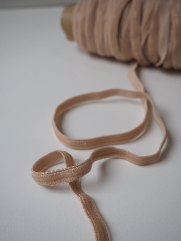 Pink Beige Anti-Slip Lingerie Elastic 10mm