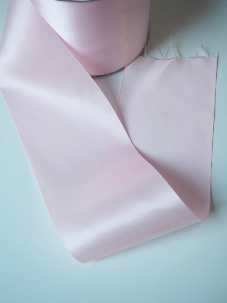 Pink Satin Ribbon 100mm