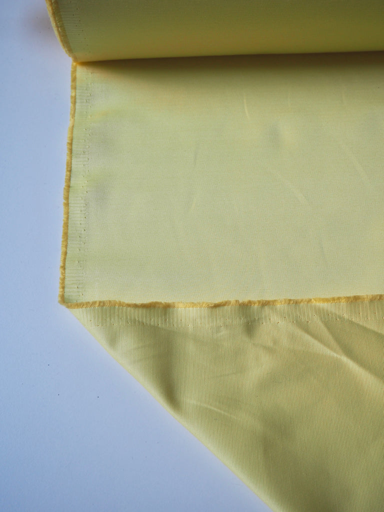 Lemon Satin Viscose Faille