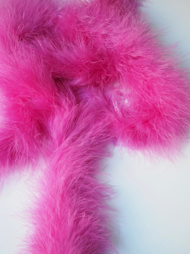 Hot Pink Marabou Feather Boa