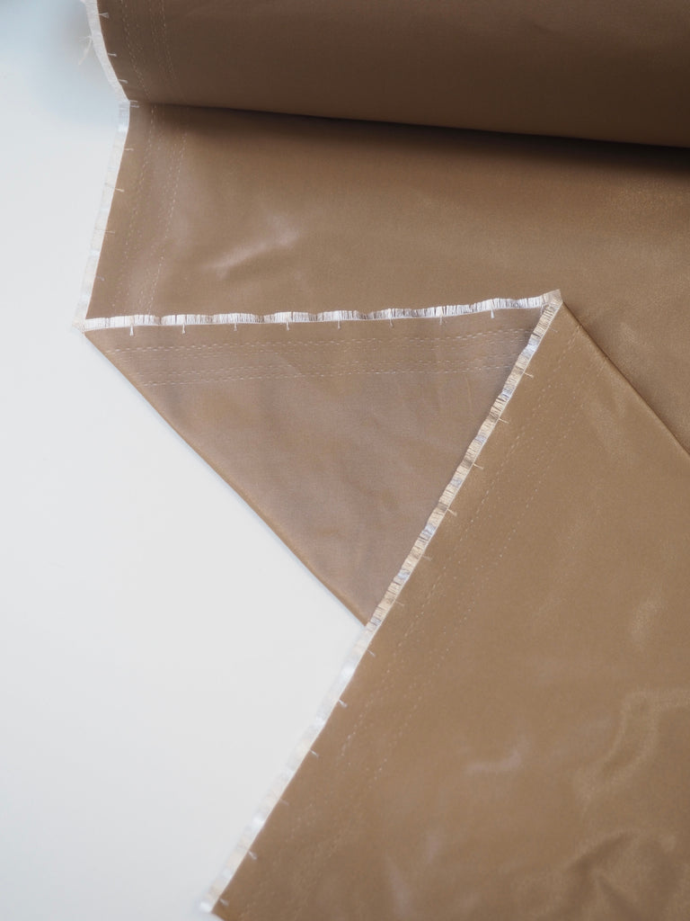 Iridescent Taupe Taffeta