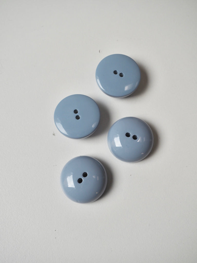 Pale Blue Dome Buttons 28mm/44L