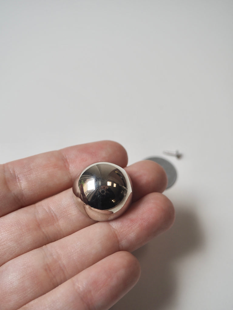 Silver Dome Studs 23mm