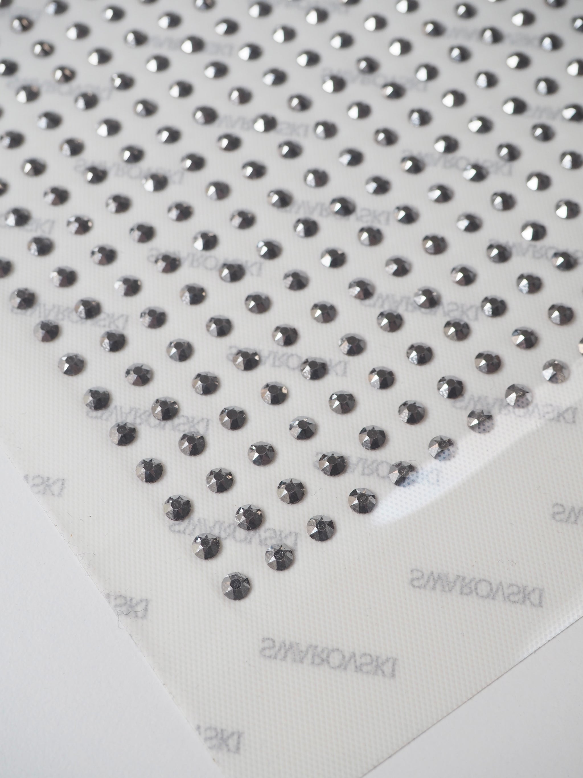 Swarovski Dark Silver Crystal Hotfix Sheet 5mm – The New Craft House