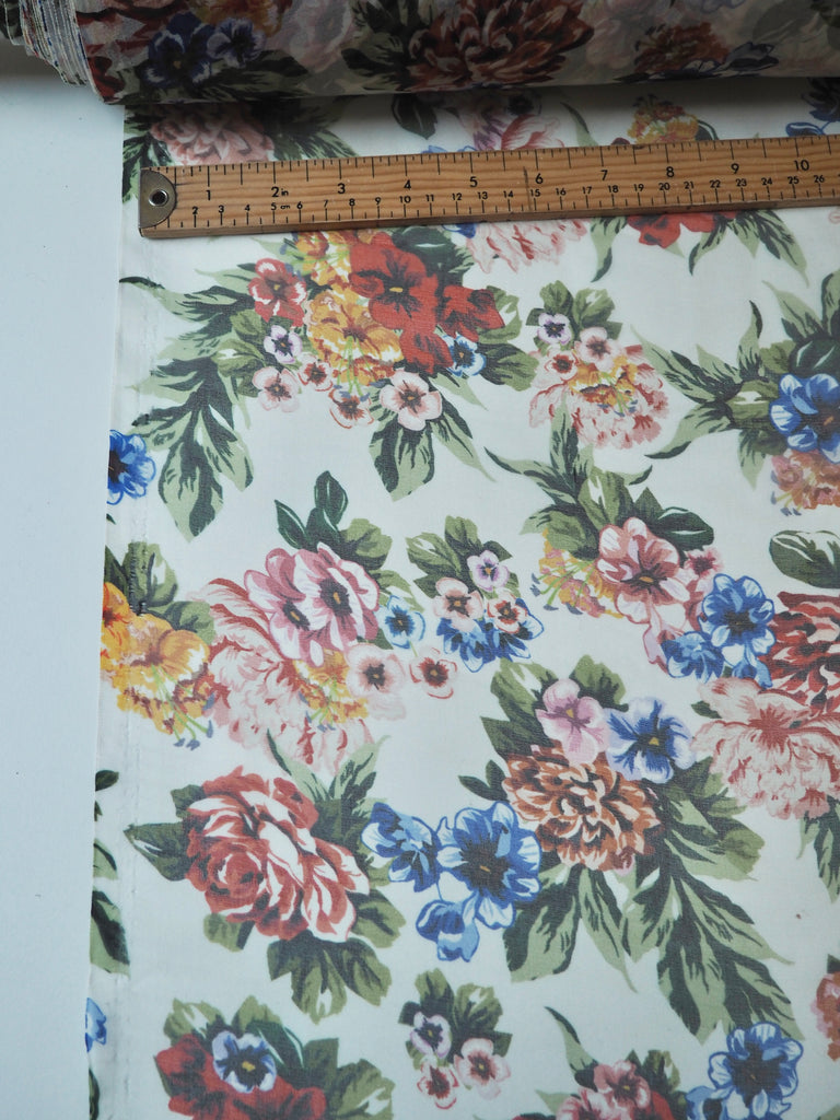 Aloha Floral Silk Organza