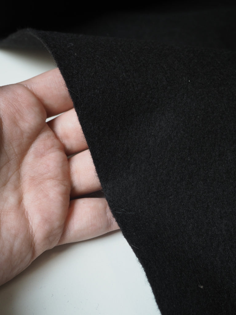 Black Wool Felt