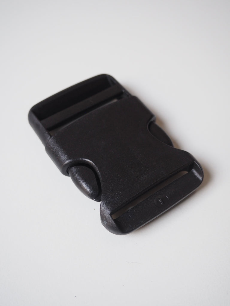 Black Rounded Side Release Buckle 40mm