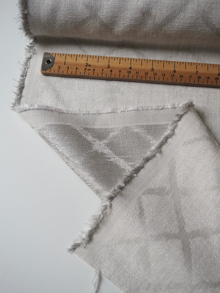 Silver Diamond Jacquard